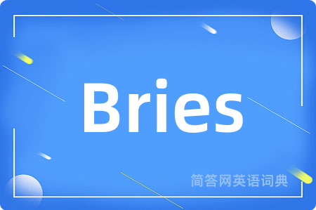 Bries是什么意思,Bries的中文翻译 Bries