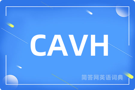 CAVH是什么意思,CAVH的中文翻译 CAVH