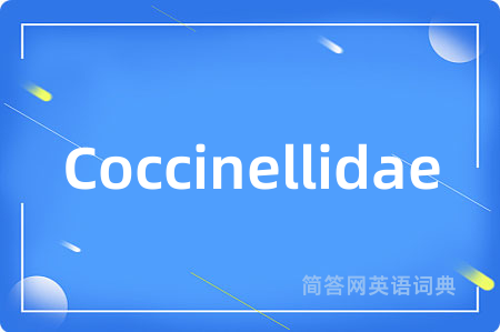 Coccinellidae是什么意思,Coccinellidae的中文翻译 Coccinellidae