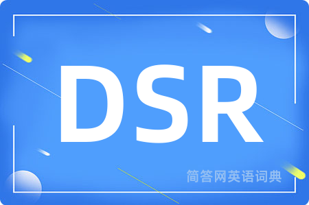 DSR是什么意思,DSR的中文翻译 DSR