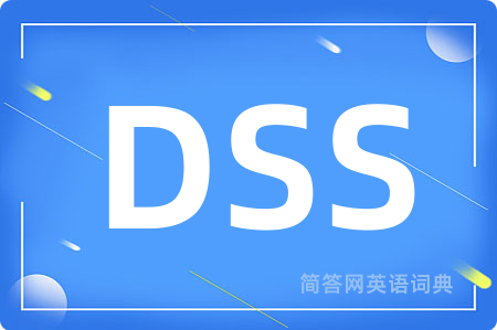 DSS是什么意思,DSS的中文翻译 DSS