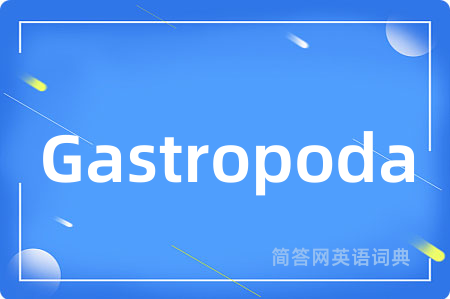 Gastropoda是什么意思,Gastropoda的中文翻译 Gastropoda