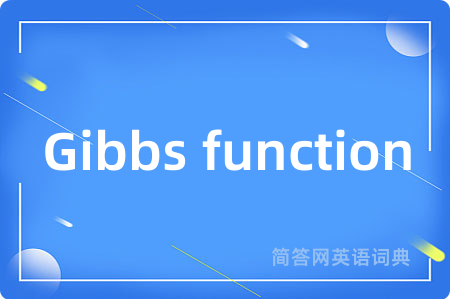 Gibbs function