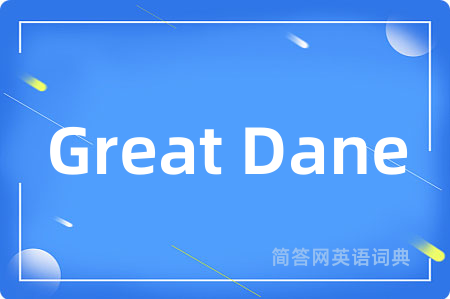 Great Dane是什么意思,Great Dane的中文翻译 Great Dane