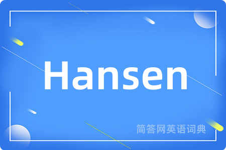Hansen