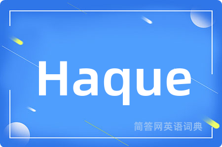 Haque