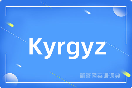 Kyrgyz