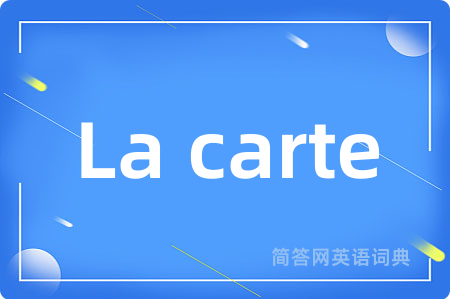 La carte