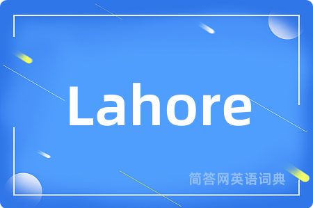 Lahore
