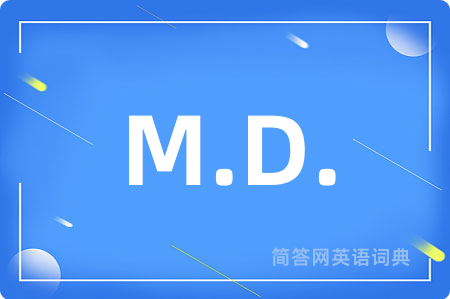 M.D.