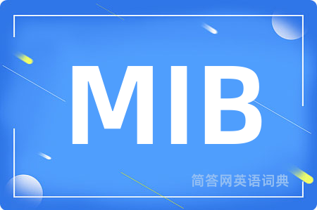 MIB是什么意思,MIB的中文翻译 MIB