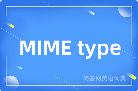 MIME type