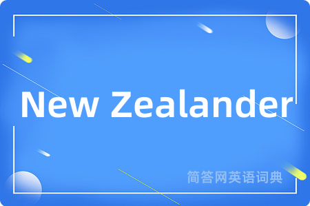 New Zealander
