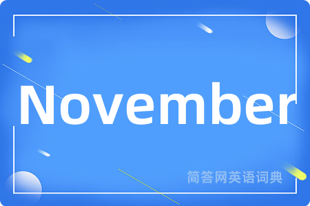 November