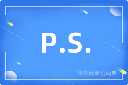 P.S.
