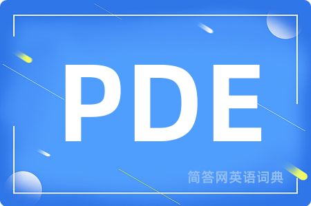 PDE