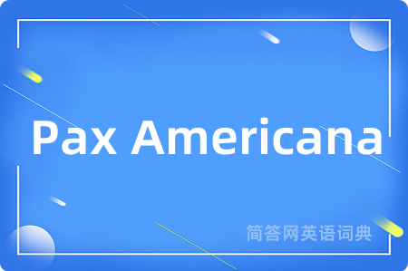 Pax Americana