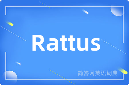 Rattus是什么意思,Rattus的中文翻译 Rattus