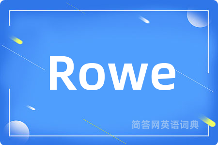 Rowe