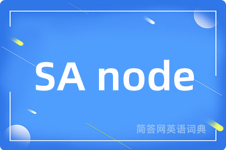 SA node
