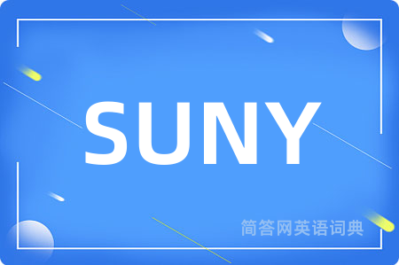 SUNY是什么意思,SUNY的中文翻译 SUNY