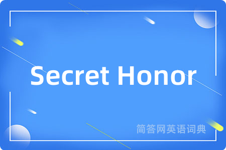 Secret Honor