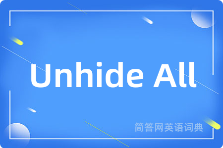 Unhide All