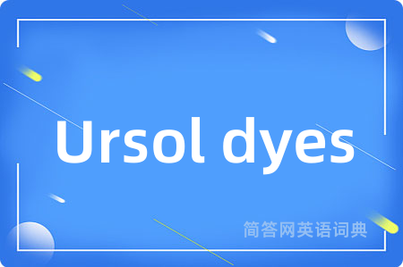 Ursol dyes