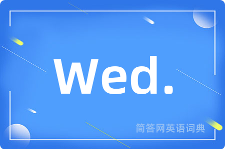 Wed.