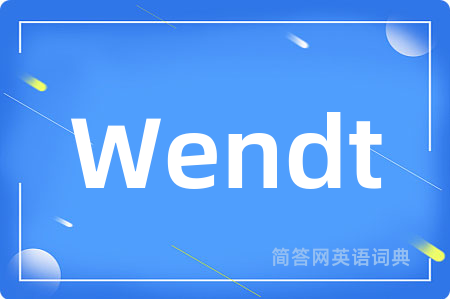 Wendt