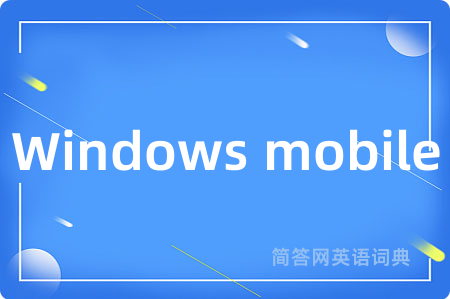 Windows mobile