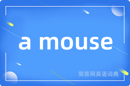 a mouse
