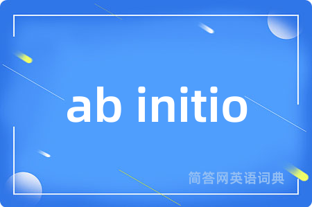 ab initio