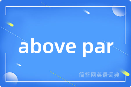above par