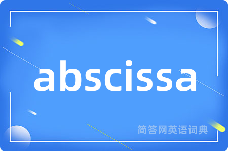 abscissa