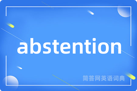 abstention