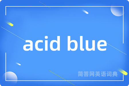 acid blue