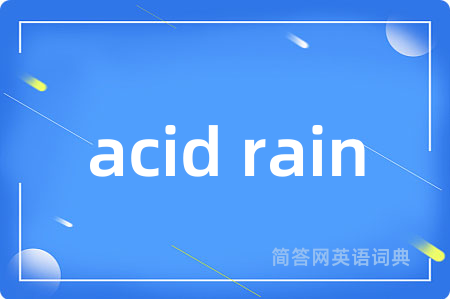 acid rain
