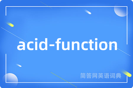 acid-function