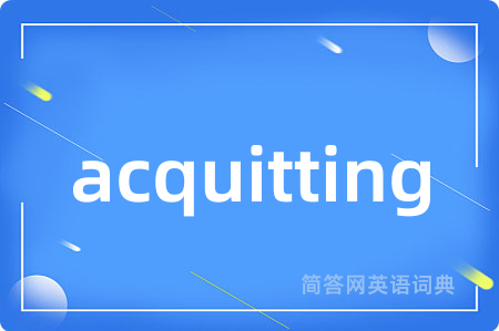 acquitting