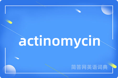 actinomycin