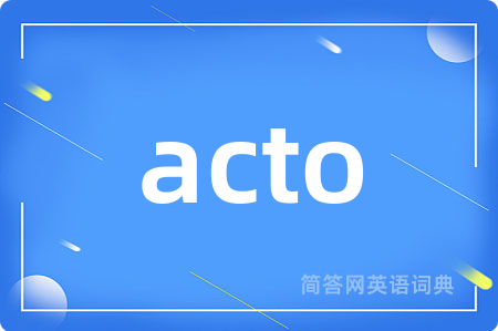 acto