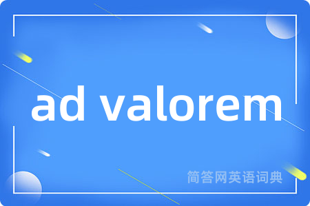 ad valorem