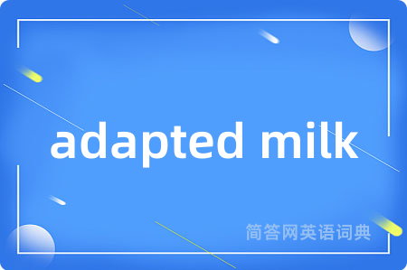 adapted milk