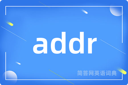 addr