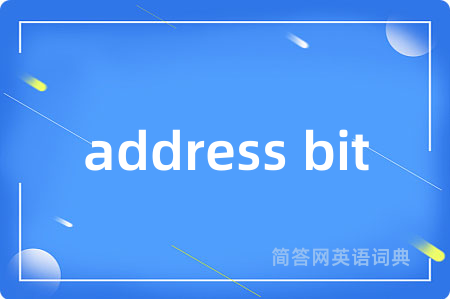address bit
