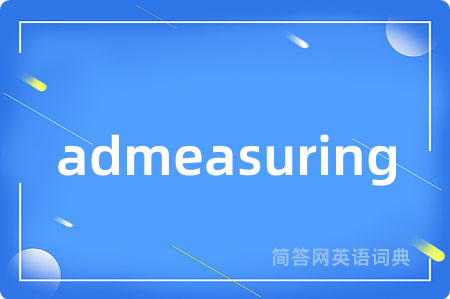 admeasuring