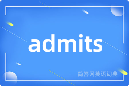 admits