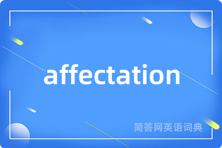 affectation