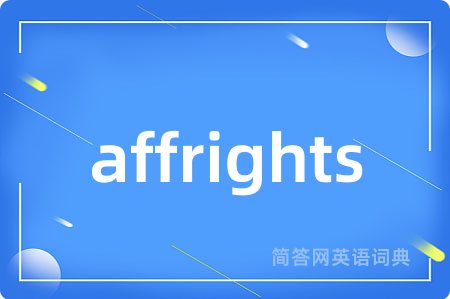 affrights